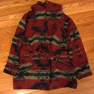 Tribal Print Coat